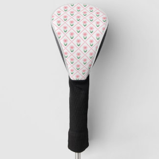 Preppy floral trellis grandmillenial golf head cover