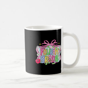 Preppy Fourth Grade Back To School 4th Grade Girl  Coffee Mug