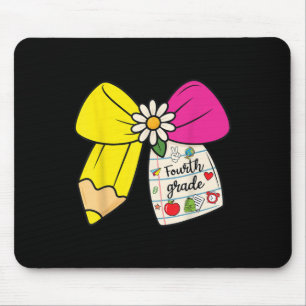 Preppy Fourth Grade Back To School 4th Grade Teach Mouse Mat