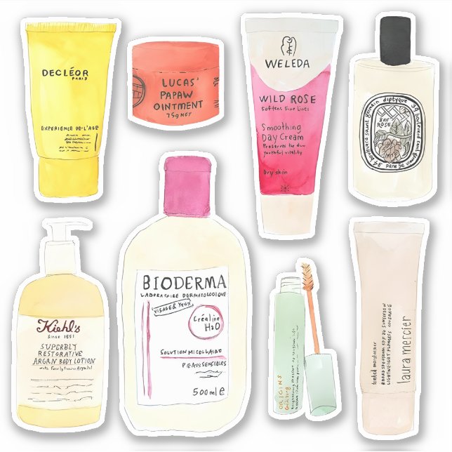 Preppy Girl Starter Pack Stickers (Front)