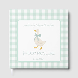 Preppy Goose Wishes Guest Book