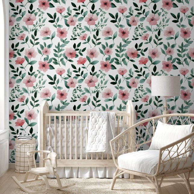 Preppy Grand Millennial Patterns Wallpaper (Kids)