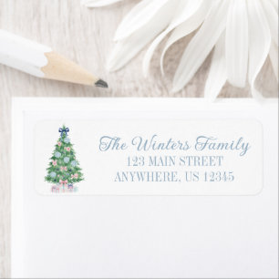 Preppy Grandmillennial Christmas Tree