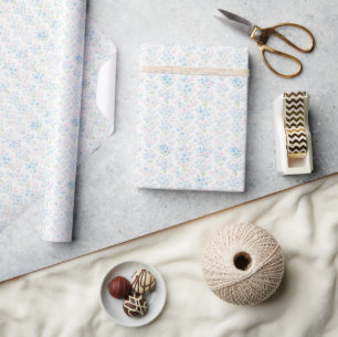 Preppy Grandmillennial Christmas Wrapping Paper