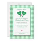 Preppy Green and Pink Pickleball Bachelorette