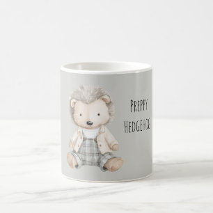 Preppy Hedgehog Coffee Mug
