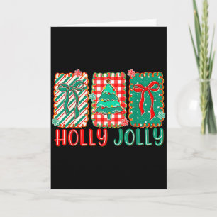 Preppy Joy To The World Xmas Greatest Gift Of All Card