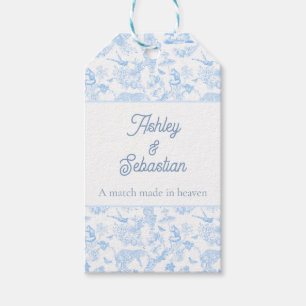 Preppy Jungle Chinoiserie Toile Gift Tags