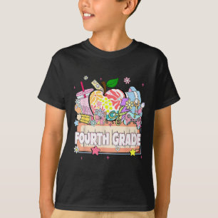 Preppy Kids Fourth Grade Grad 2025 Preschool 4th G T-Shirt