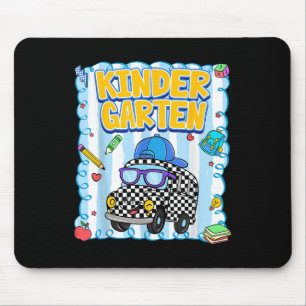 Preppy Kindergarten Back To School Boys First Day Mouse Mat