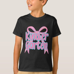 Preppy Kindergarten Back To School Teacher Kinder T-Shirt