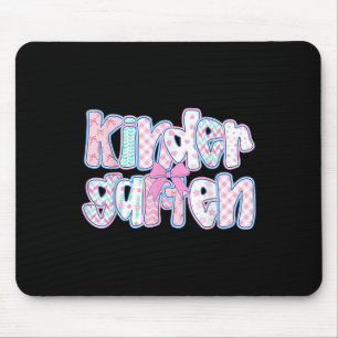 Preppy Kindergarten Teacher Team Bow Back To Schoo Mouse Mat