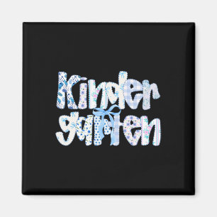 Preppy Kindergarten Teacher Team Bow Byck To Schoo Magnet
