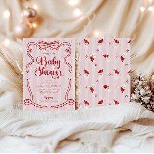 Preppy Loveshack Merry Little Baby Shower  Invitation