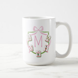 Preppy Mah Jongg Holiday Crest Coffee Mug