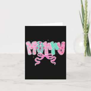 Preppy Merry Christmas Coquette Lace Cute Girls Wo Card