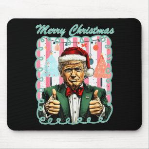 Preppy Merry Christmas Trump 2025 Xmas Make Xmas G Mouse Mat