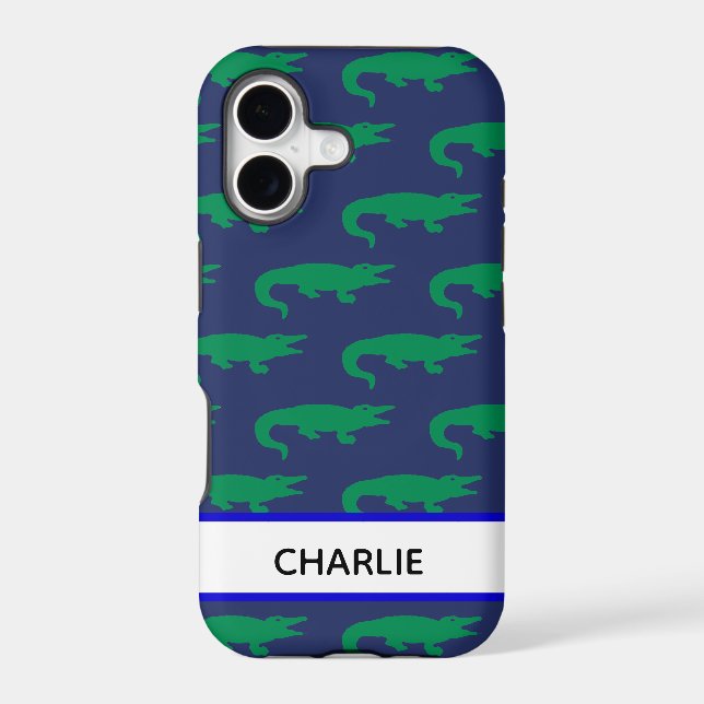 Preppy Monogrammed Aligator (Back)