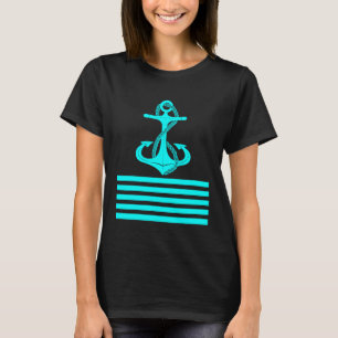 Preppy Nautical Anchor Gifts for Sailors Boaters Y T-Shirt