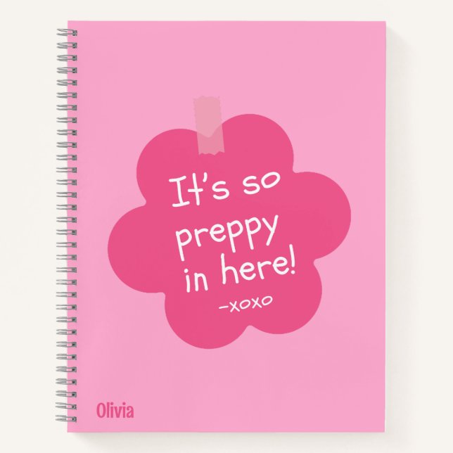 Preppy Notebook (Front)
