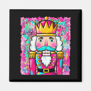 Preppy Nutcracker Merry Christmas Xmas Pajamas Wom Magnet