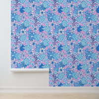 Preppy Palm Beach Blue & Lavender Turtles