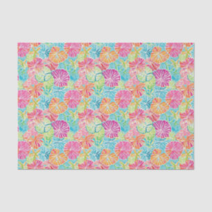 Preppy Palm Beach Ocean Shell Pattern Tissue Paper