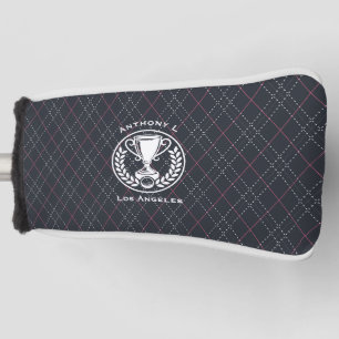 Preppy Personalised Golf Club Head Cover