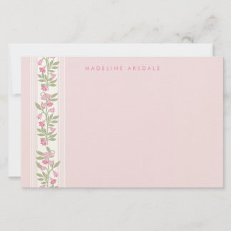 Preppy Personalized floral Stationery