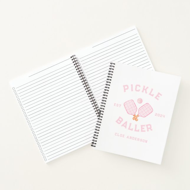 Preppy Pickle Baller Notebook (Inside)