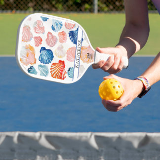 Preppy Pickleball Paddle - Seashell