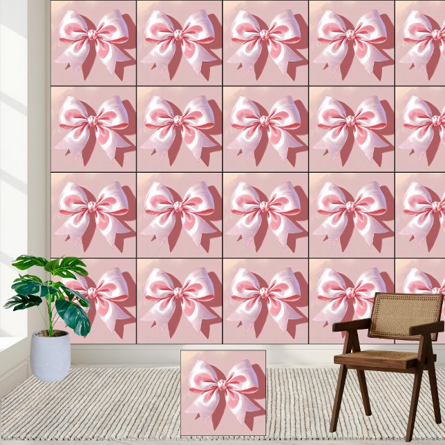 Preppy Pink Bow  Wallpaper (Creator Uploaded)