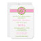 Preppy Pink & Lime Green Monogram Striped 2 Baby