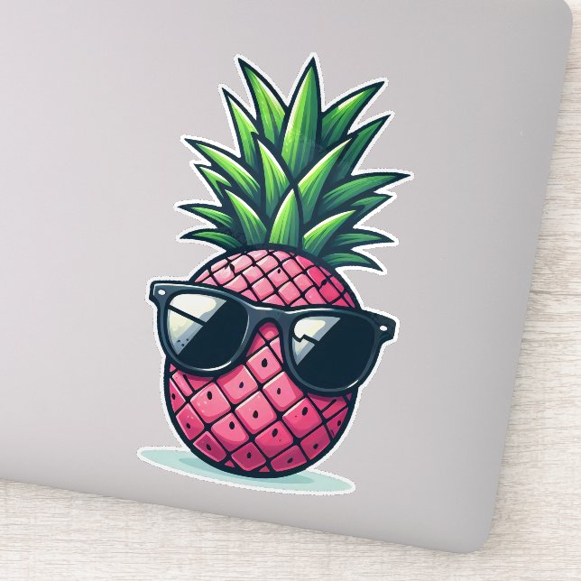Preppy Pink Pineapple (Detail)