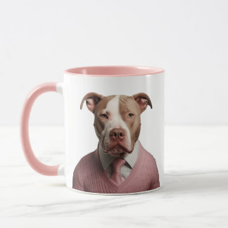 Preppy Pitbull;; Mug