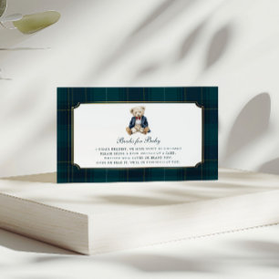 Preppy Polo Teddy Bear Books For Baby Card