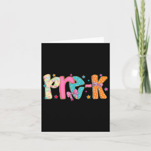 Preppy Pre-k Back To School Pre-k Grade Teachers R Card