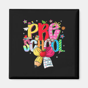 Preppy Preschool Dream Team Back To School Teacher Magnet