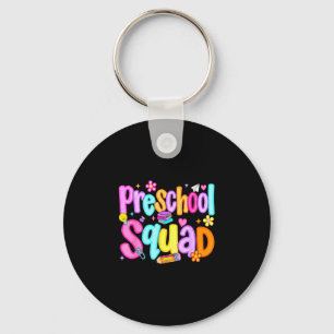 Preppy preschool squad back to school preschool key ring