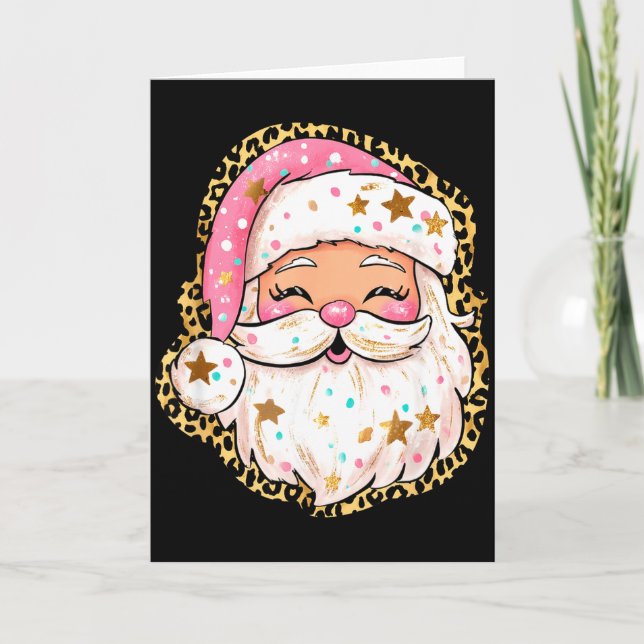 Preppy Santa - Christmas - Funny Christmas - Happy Card (Front)