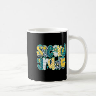 Preppy Second Grade Back To School 2nd Grade Coffee Mug