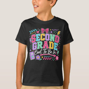 Preppy Second Grade Back to School 2nd Grade  T-Shirt