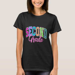 Preppy Second Grade Back To School Boy Girl Kid Te T-Shirt