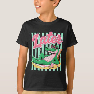 Preppy See Ya Gator Alligator Beach Vacation T-Shirt