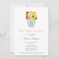 Preppy She's Fallen In Love Autumn Bridal Shower