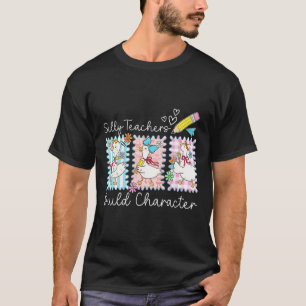 Preppy Silly Teacher Goose Build Character Byck To T-Shirt