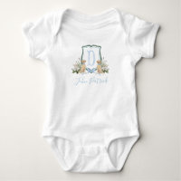 Preppy Southern Blue Dog Boy Baby Shower Baby