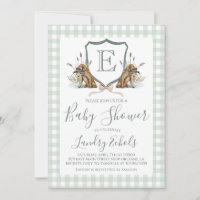 Preppy Southern Boy Hunting Duck Dog Baby Shower