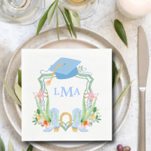 Preppy Southern Cowgirl Monogram Graduation