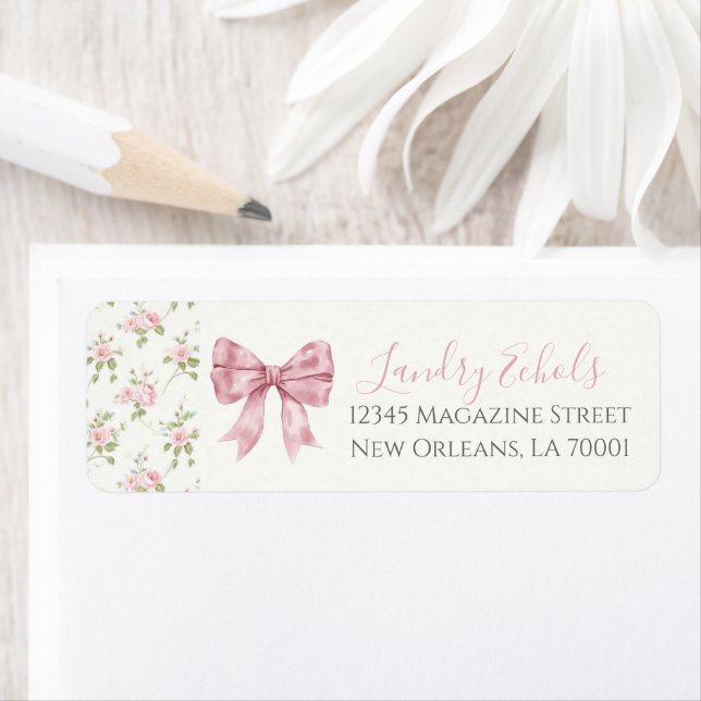 Preppy Southern Pink Floral Baby Shower (Insitu)